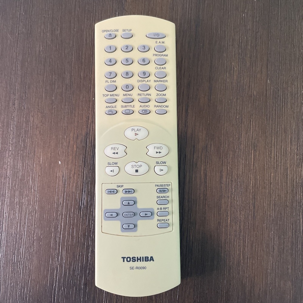 Toshiba Original SE-R0090 DVD Remote SD-3900SU SD-4900 SD-4900U SD-530 SD-K720